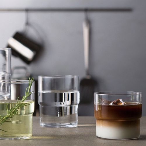 东洋佐佐木水杯日本进口金奖产品强化玻璃杯家用可收纳耐热无铅玻