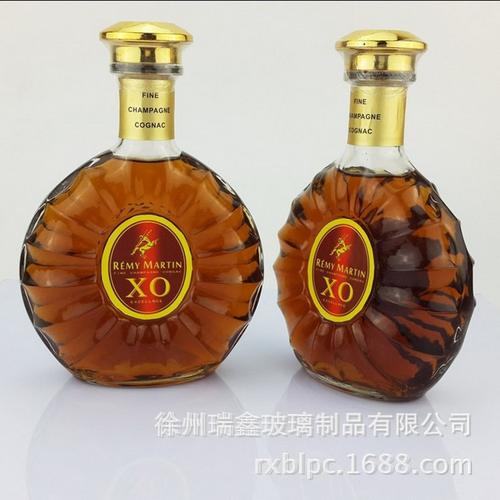 厂家批发xo玻璃酒瓶500ml 装饰酒瓶 玻璃洋酒瓶 750ml透明红酒瓶